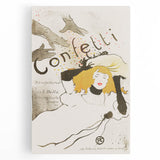 Vintage Modern Wall Art - Elegant Confetti Poster with Vibrant Style