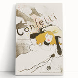 Vintage Modern Wall Art - Elegant Confetti Poster with Vibrant Style