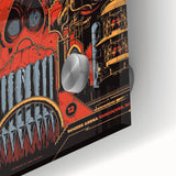 Pearl Jam Concert Poster - Retro Rock Art with Bold Graphics