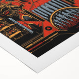 Pearl Jam Concert Poster - Retro Rock Art with Bold Graphics