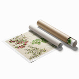 Fine Art Realism: Antique Botanical Illustration of Gaultheria Wall Art