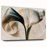 Framed Wall Art for Living Room – Elegant Floral Canvas Print