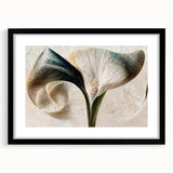 Framed Wall Art for Living Room – Elegant Floral Canvas Print