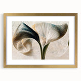 Framed Wall Art for Living Room – Elegant Floral Canvas Print