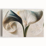 Framed Wall Art for Living Room – Elegant Floral Canvas Print
