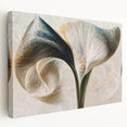 Framed Wall Art for Living Room – Elegant Floral Canvas Print