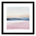 Colorful Abstract Wall Art – Soft Pink and Blue Modern Canvas Print