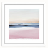 Colorful Abstract Wall Art – Soft Pink and Blue Modern Canvas Print