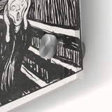 Expressionist Art: The Scream | Iconic Black-and-White Munch Print
