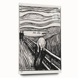 Expressionist Art: The Scream | Iconic Black-and-White Munch Print