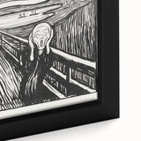 Expressionist Art: The Scream | Iconic Black-and-White Munch Print