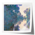 Impressionism Wall Art: Morning on the Seine by Claude Monet Prints