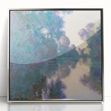 Impressionism Wall Art: Morning on the Seine by Claude Monet Prints
