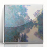 Impressionism Wall Art: Morning on the Seine by Claude Monet Prints