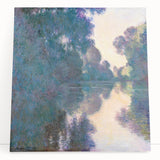 Impressionism Wall Art: Morning on the Seine by Claude Monet Prints