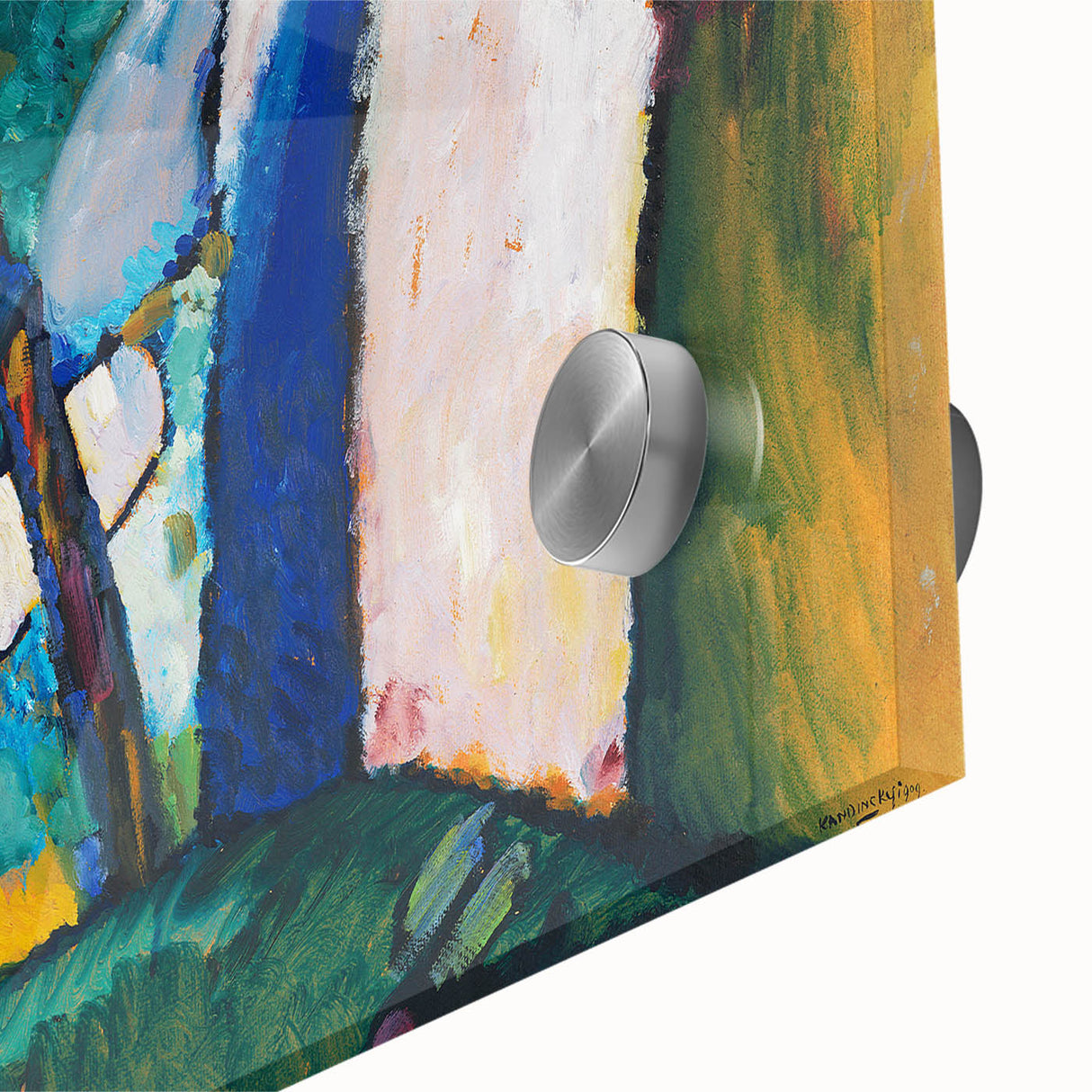 Colorful Abstract Waterfall Art - Vibrant Modern Wall Decor Print