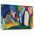 Colorful Abstract Waterfall Art - Vibrant Modern Wall Decor Print
