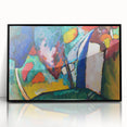 Colorful Abstract Waterfall Art - Vibrant Modern Wall Decor Print