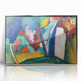 Colorful Abstract Waterfall Art - Vibrant Modern Wall Decor Print