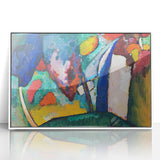 Colorful Abstract Waterfall Art - Vibrant Modern Wall Decor Print