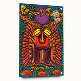 Pearl Jam Concert Poster - Retro Psychedelic Art for Fans