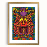 Pearl Jam Concert Poster - Retro Psychedelic Art for Fans