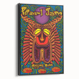 Pearl Jam Concert Poster - Retro Psychedelic Art for Fans