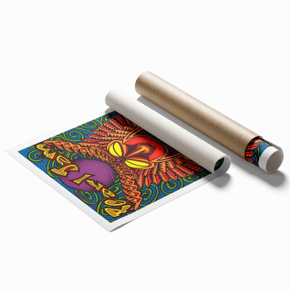 Pearl Jam Concert Poster - Retro Psychedelic Art for Fans