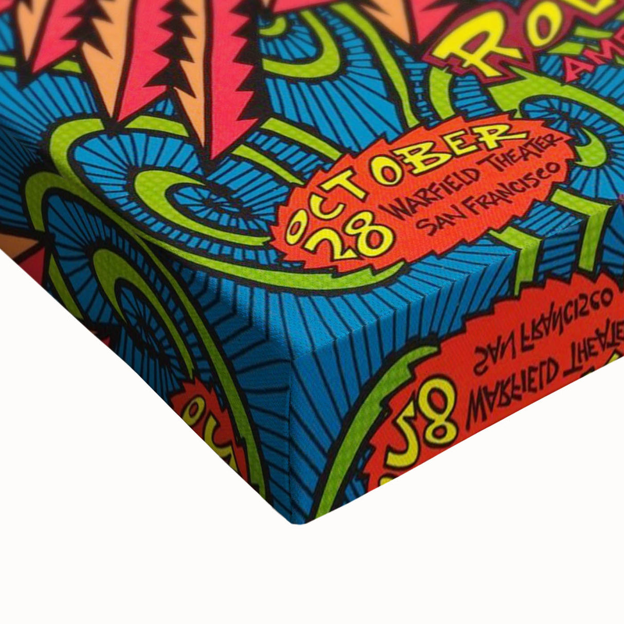 Pearl Jam Concert Poster - Retro Psychedelic Art for Fans