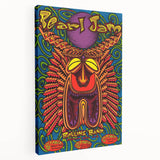 Pearl Jam Concert Poster - Retro Psychedelic Art for Fans