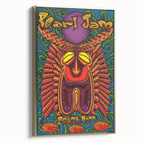 Pearl Jam Concert Poster - Retro Psychedelic Art for Fans