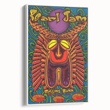Pearl Jam Concert Poster - Retro Psychedelic Art for Fans