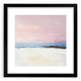 Abstract Art Prints – Soft Modern Pastel Pink and Blue Canvas Decor