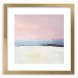 Abstract Art Prints – Soft Modern Pastel Pink and Blue Canvas Decor