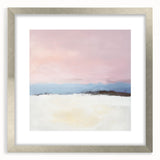 Abstract Art Prints – Soft Modern Pastel Pink and Blue Canvas Decor