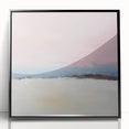 Abstract Art Prints – Soft Modern Pastel Pink and Blue Canvas Decor