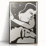 Expressionist Art: The Shepherdess | Bold Franz Marc Black Print