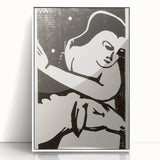 Expressionist Art: The Shepherdess | Bold Franz Marc Black Print