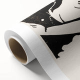 Expressionist Art: The Shepherdess | Bold Franz Marc Black Print