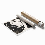 Expressionist Art: The Shepherdess | Bold Franz Marc Black Print