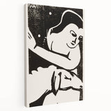 Expressionist Art: The Shepherdess | Bold Franz Marc Black Print