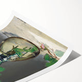 Moss Roses in a Vase - Impressionist Floral Art by Edouard Manet