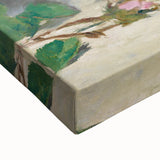 Moss Roses in a Vase - Impressionist Floral Art by Edouard Manet