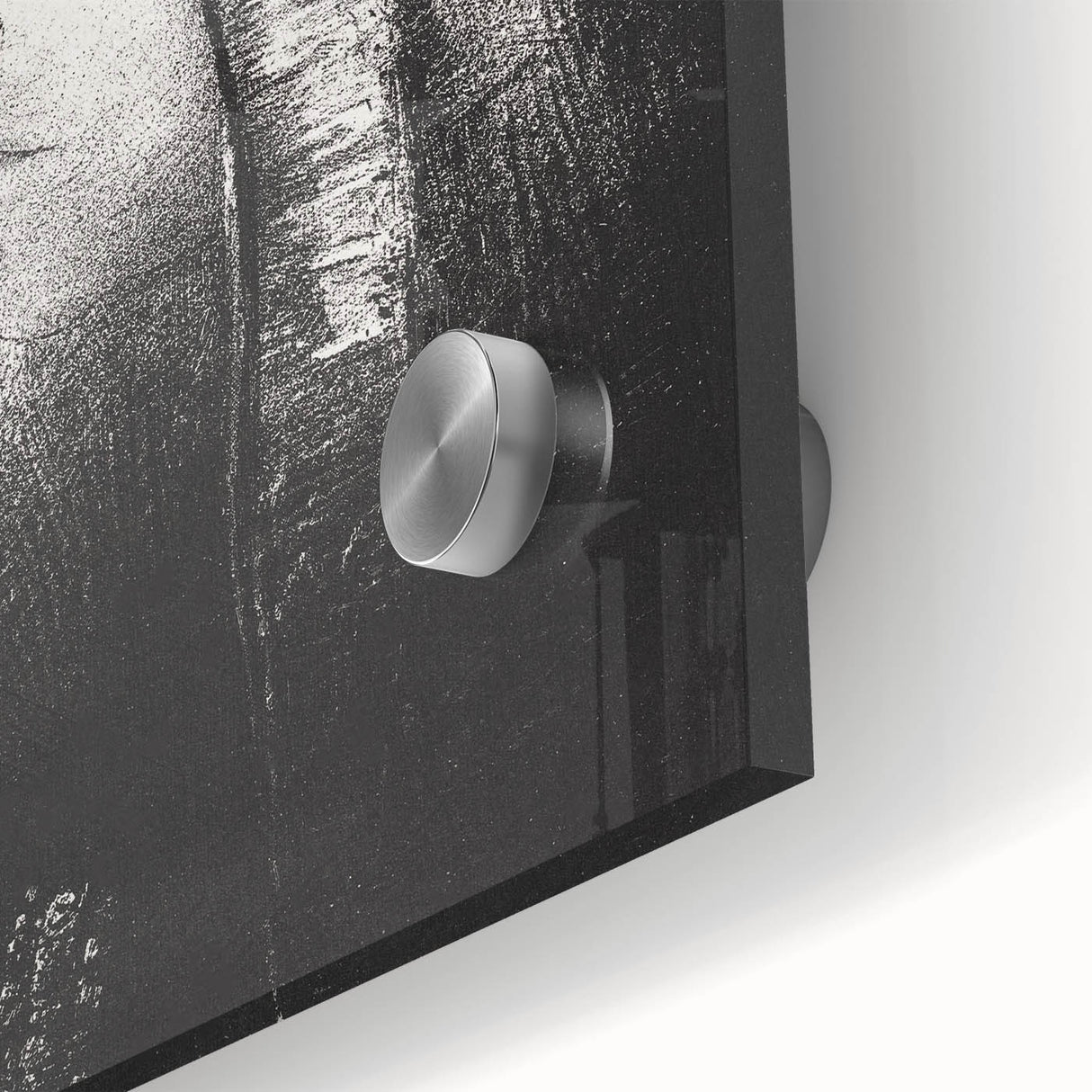 Mystical Black and White Wall Art - "Profile of Light" by Odilon Redon
