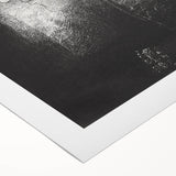 Mystical Black and White Wall Art - "Profile of Light" by Odilon Redon