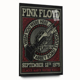 Pink Floyd "Wish You Were Here" 1975 Concert Poster - Retro Art