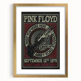 Pink Floyd "Wish You Were Here" 1975 Concert Poster - Retro Art