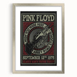 Pink Floyd "Wish You Were Here" 1975 Concert Poster - Retro Art