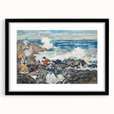 Fine Art Realism: Coastal Scene with Figures Realism Canvas Print