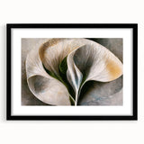 Contemporary Floral Wall Art – White Calla Lily Canvas Print